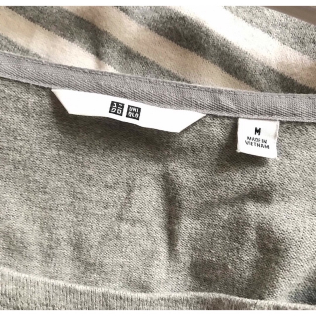 UNIQLO(ユニクロ)のUNIQLO  長袖 カットソー Mサイズ レディースのトップス(カットソー(長袖/七分))の商品写真