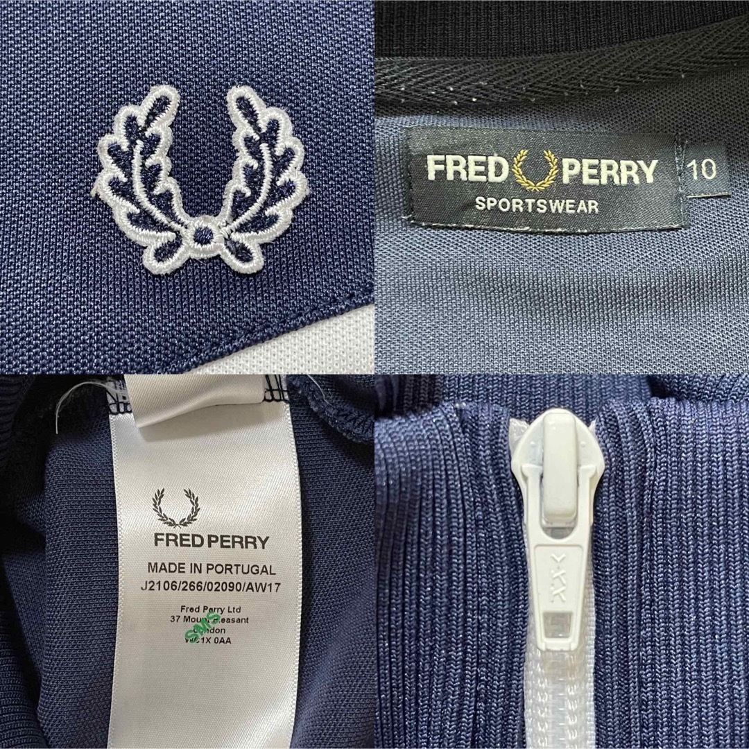 FRED PERRY - 新品同様】フレッドペリー古着トラックジャケット FRED PERRY - 新品同様】フレッドペリー古着トラックジャケット