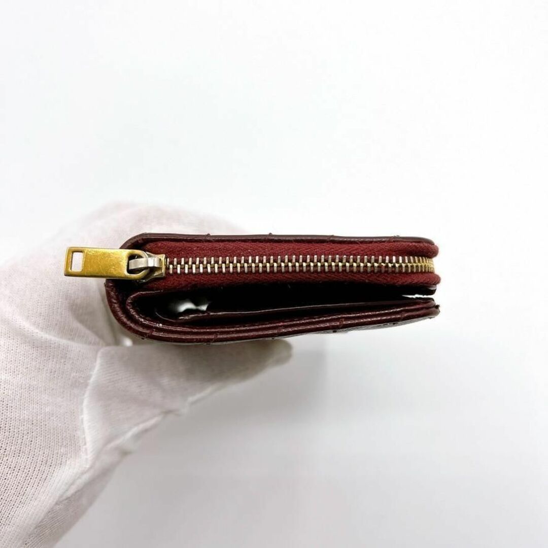 ◇サンローラン◇GUE403723/レザー/Vステッチ/折り財布/ブランド