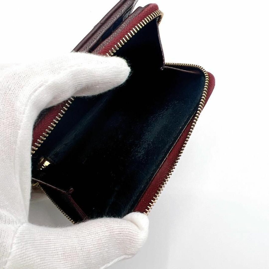 ◇サンローラン◇GUE403723/レザー/Vステッチ/折り財布/ブランド