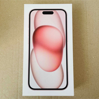 アイフォーン(iPhone)の【新品未開封】iPhone 15 128GB SIMフリー ピンク(スマートフォン本体)
