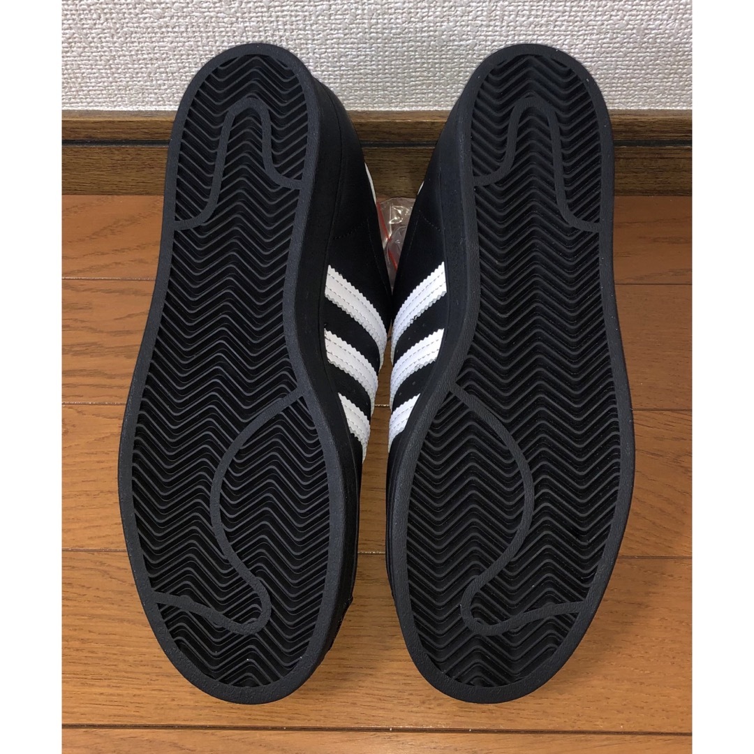 26cm 新品 adidas SUPERSTAR LACELESS ブラック 黒