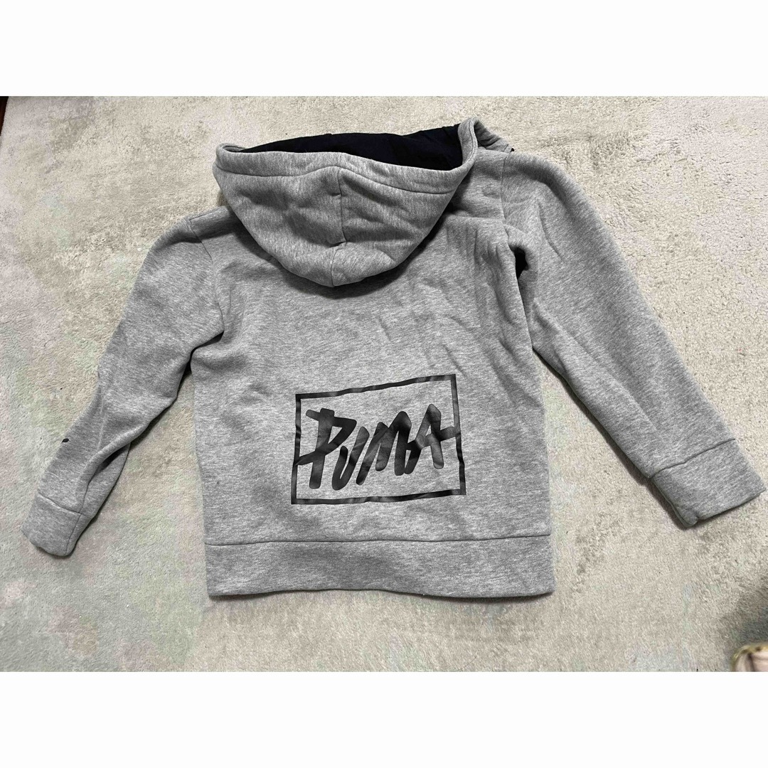 PUMA(プーマ)のPUMA ポンチ生地　ジップパーカー 130cm キッズ/ベビー/マタニティのキッズ服男の子用(90cm~)(その他)の商品写真