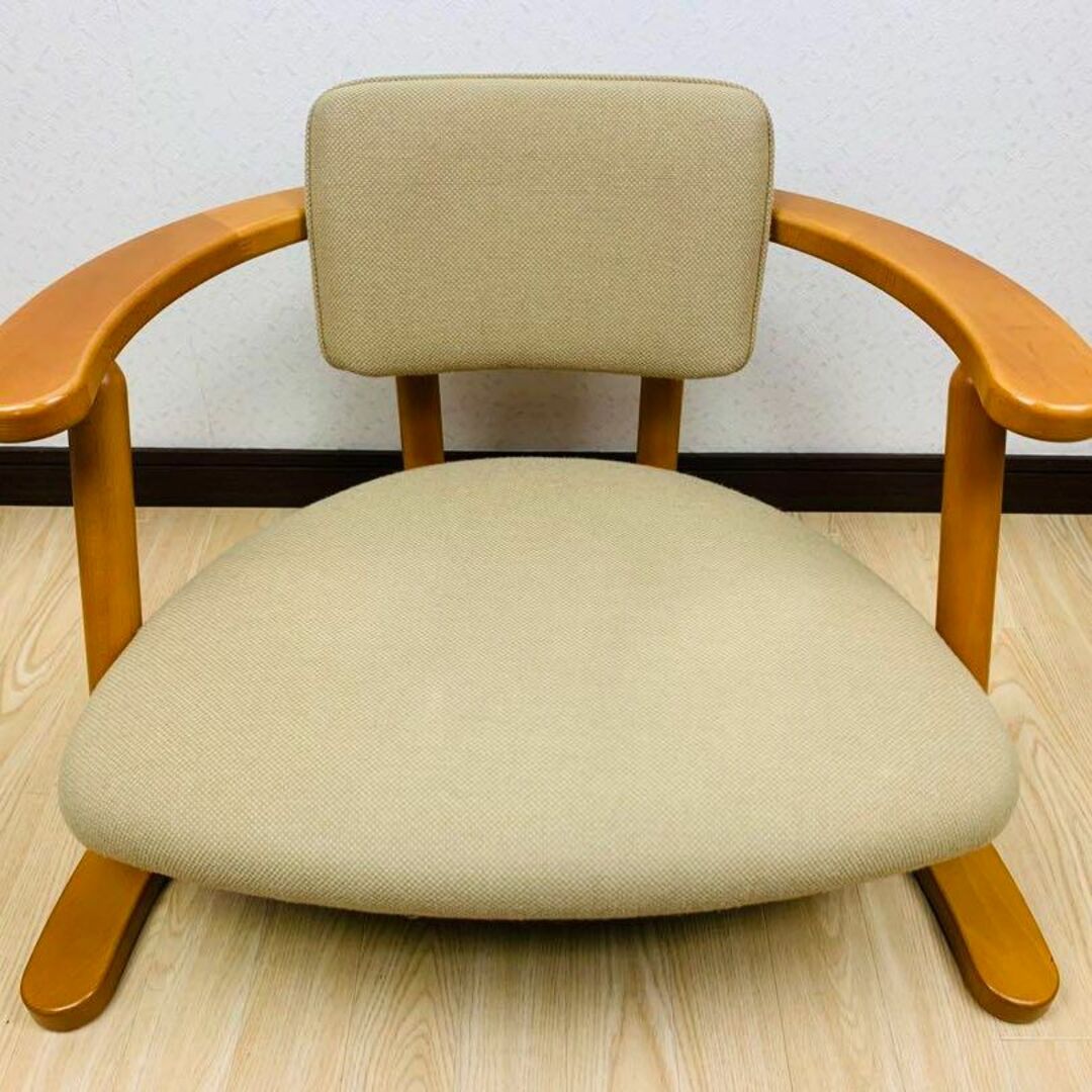 無限工房 福竹産業 かに座椅子 バリアフリー 座椅子 ローチェア 高齢者