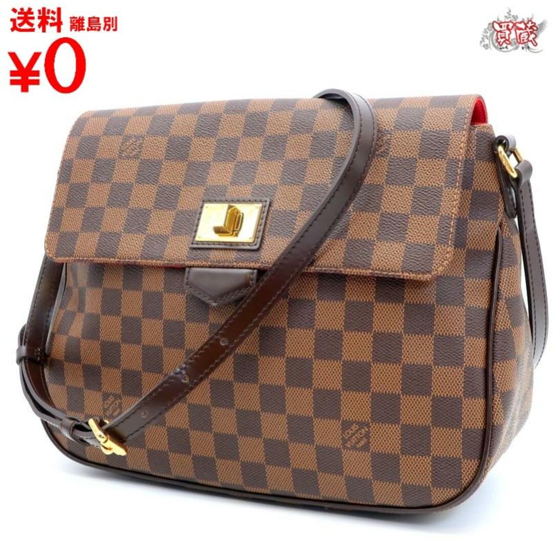 LOUIS VUITTON ルイヴィトン　
ブザス・ローズベリー N41178 エベヌ　
ダミエ ショルダーバッグ レディース　
【正規品】【美品】　
【買蔵】