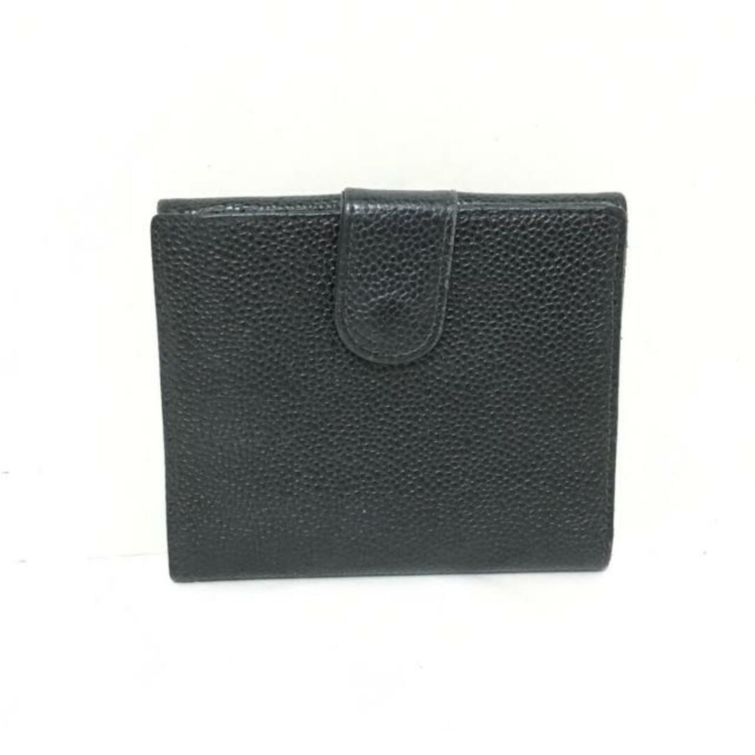 CHANEL(シャネル) Wホック財布 - A13496 黒