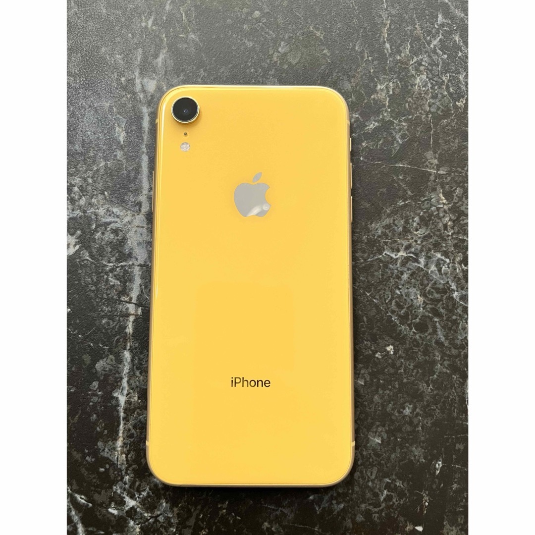 Apple(アップル)の#iPhonexr#iPhoneXR本体#黄色#イエロー スマホ/家電/カメラのスマートフォン/携帯電話(スマートフォン本体)の商品写真