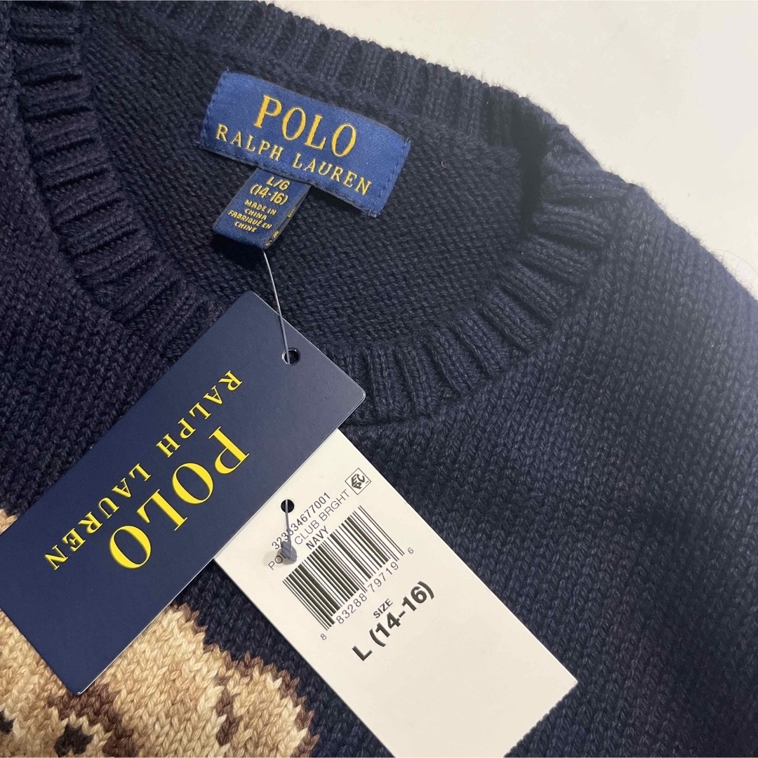 POLO RALPH LAUREN(ポロラルフローレン)のポロラルフローレンpolo Ralph Lauren ベアニットセーター キッズ/ベビー/マタニティのキッズ服男の子用(90cm~)(ニット)の商品写真