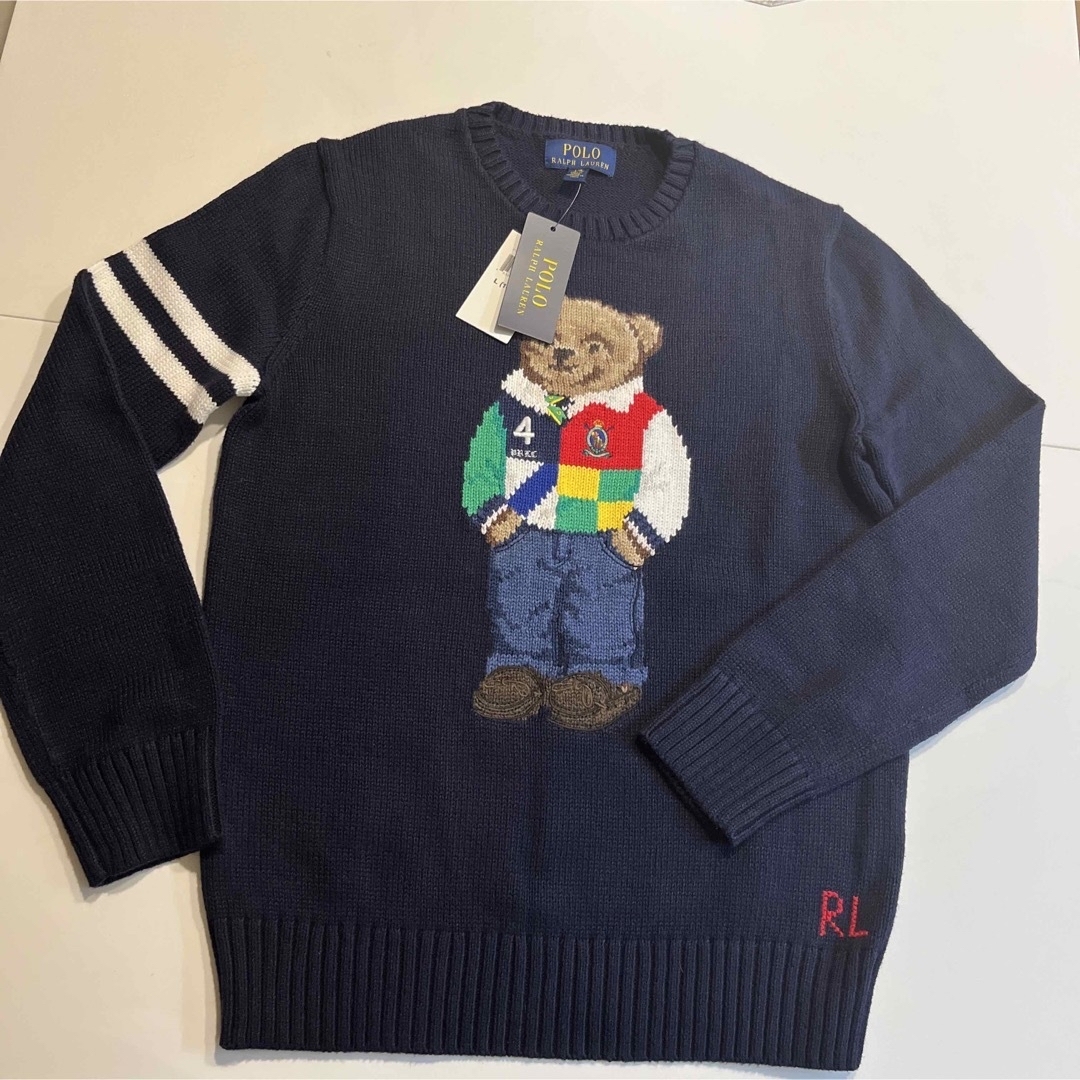 POLO RALPH LAUREN(ポロラルフローレン)のポロラルフローレンpolo Ralph Lauren ベアニットセーター キッズ/ベビー/マタニティのキッズ服男の子用(90cm~)(ニット)の商品写真