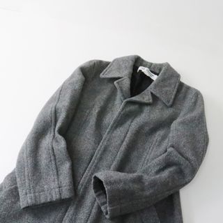 コムデギャルソン(COMME des GARCONS)のコムコム コムデギャルソン COMMEdesGARCONS AD2008 メルトンウール ロングコート SS/グレー 羽織 ハオリ【2400013577960】(その他)