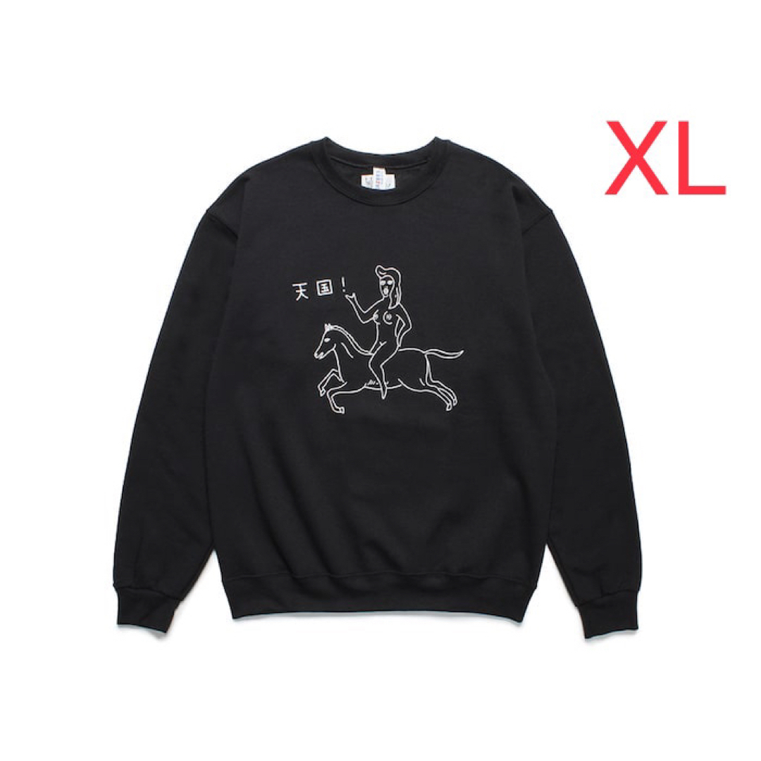 23AW WACKO MARIA 世界平和プロジェクト スウェット XL 黒