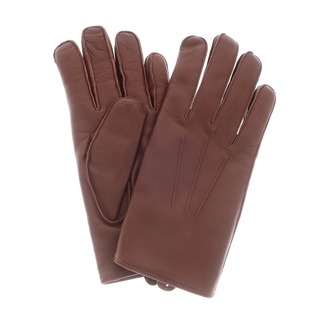 【中古】デンツ DENTS レザー ウールライニング グローブ 手袋 ブラウン【サイズ8】【メンズ】(手袋)
