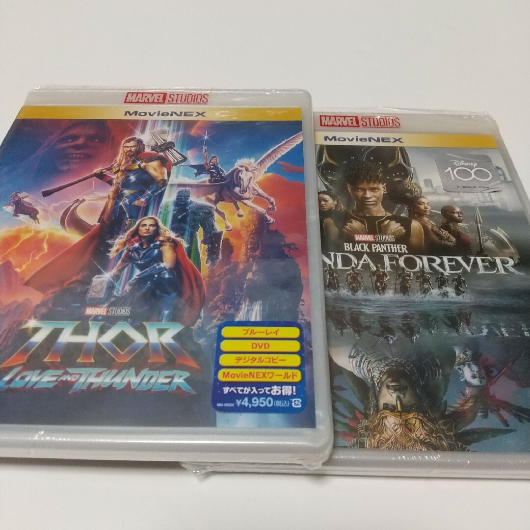 MARVEL(マーベル)のソー：ラブ＆サンダー/ブラックパンサー ワカンダ・フォーエバー エンタメ/ホビーのDVD/ブルーレイ(外国映画)の商品写真