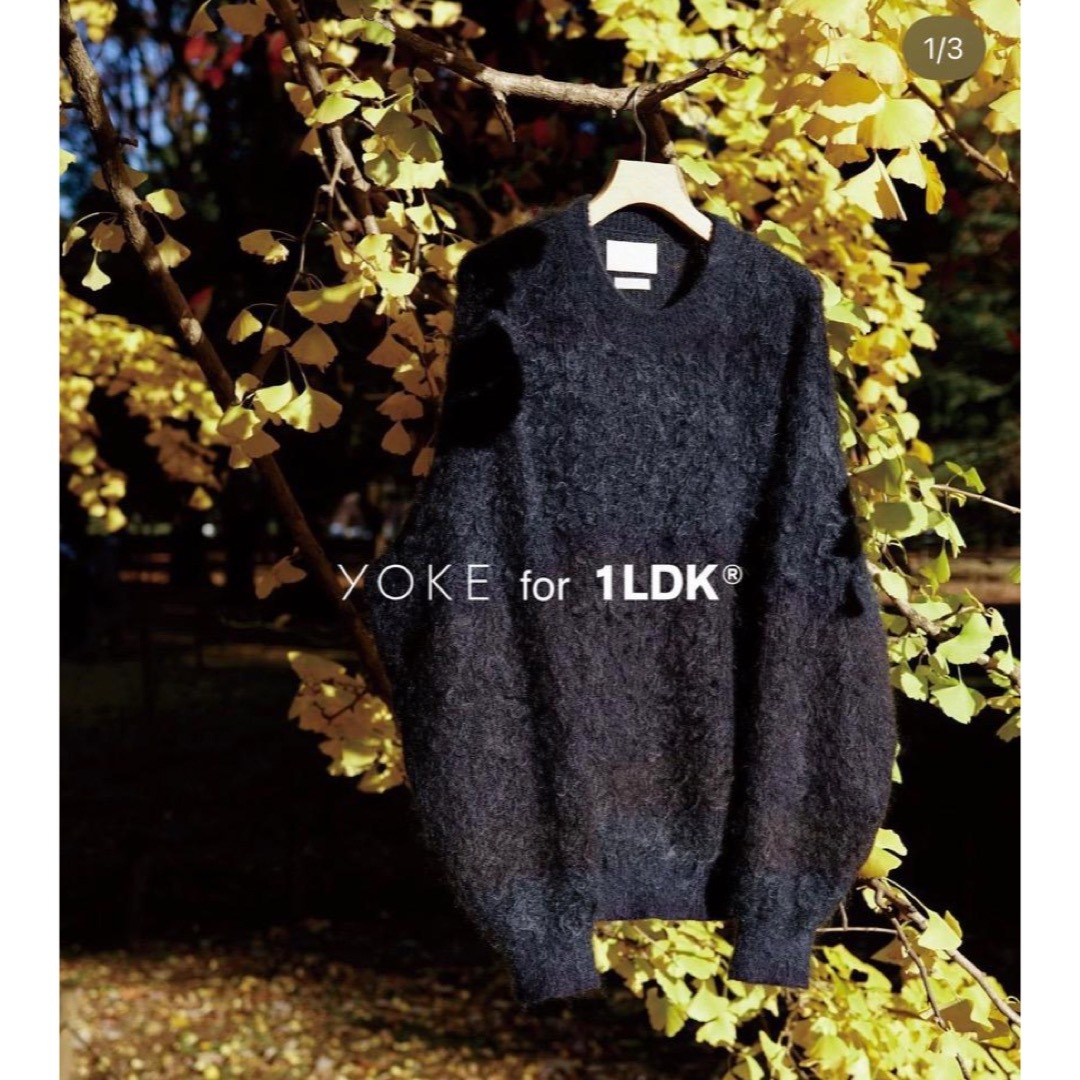 yoke 22aw STILL BORDER CREWNECK ニット