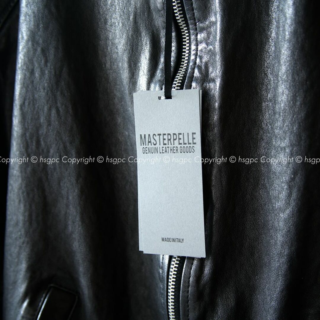 Rick Owens(リックオウエンス)の【定価10.5万】MASTERPELLE レザー ボンバー ブルゾン MA1 メンズのジャケット/アウター(レザージャケット)の商品写真