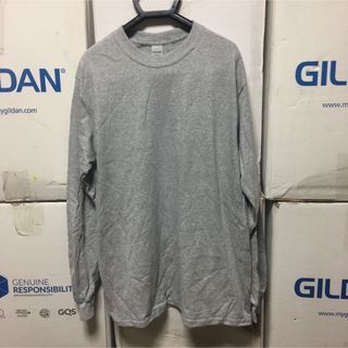 ギルタン(GILDAN)のGILDANギルダン★ロンT長袖無地Tシャツ★ポケット無し★スポーツグレー2XL(Tシャツ/カットソー(七分/長袖))