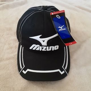 ミズノ(MIZUNO)の新品未使用 ミズノ ゴルフ 帽子mizuno キャップ   ブラック(キャップ)