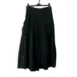 sacai サカイ　黒チロリアンロングスカート