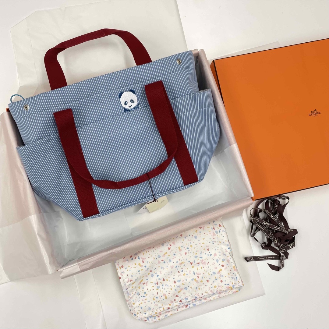 エルメス　HERMES マザーズバッグ《Passe-passe》ブルー新品