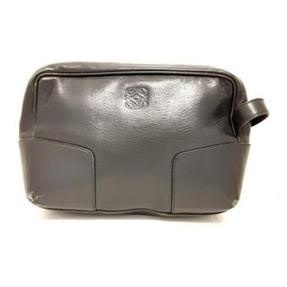 ロエベ(LOEWE)のLOEWE(ロエベ) セカンドバッグ - 黒 レザー(セカンドバッグ/クラッチバッグ)