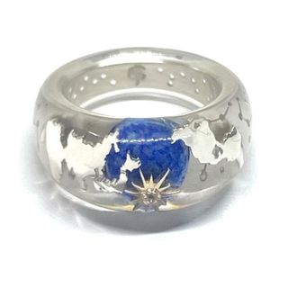 スタージュエリー(STAR JEWELRY) 透明 リング(指輪)（ブルー・ネイビー