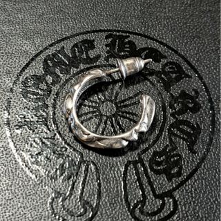 クロムハーツ(Chrome Hearts)のクロムハーツ スクロール フープピアス 片耳用 美品(ピアス(片耳用))