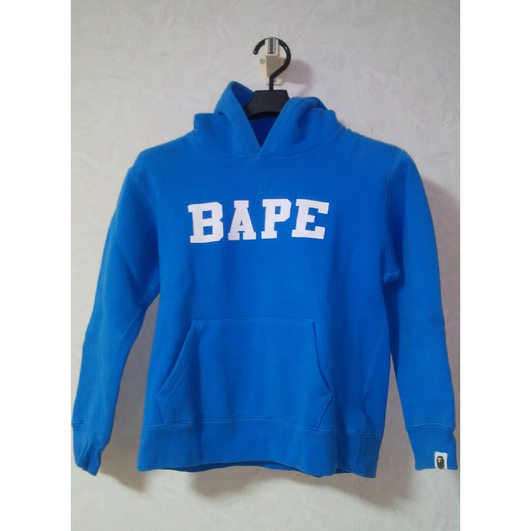 A BATHING APE - ベイプ キッズ パーカー ブルー 140の通販 by すみれ