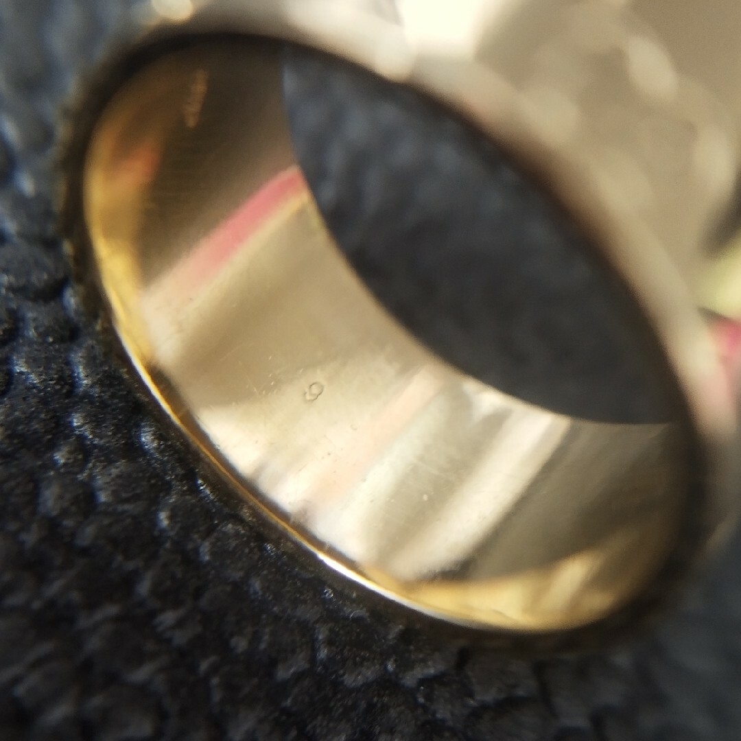 Gucci(グッチ)の(T110103)GUCCI 指輪 K18YG アイコンワイド リング 約8号 メンズのアクセサリー(リング(指輪))の商品写真