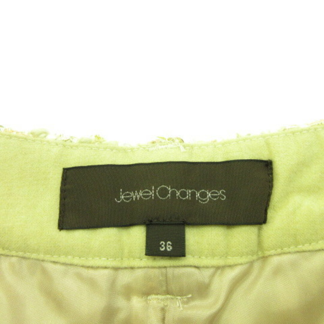 Jewel Changes(ジュエルチェンジズ)のジュエルチェンジズ アローズ ツイードショートパンツ ベージュ 36 レディースのパンツ(ショートパンツ)の商品写真