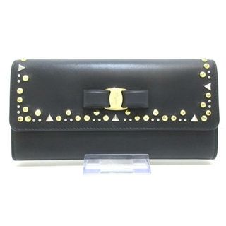 サルヴァトーレフェラガモ 長財布 財布(レディース)(シルバー/銀色系