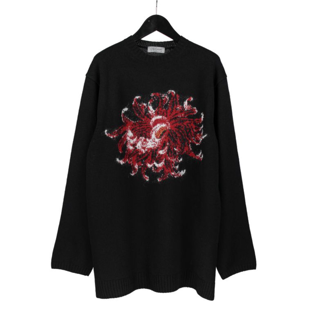 Yohji Yamamoto ヨウジヤマモト 花柄 ニット 新品未開封 タグ付 Yohji Yamamoto ヨウジヤマモト 花柄 ニット 新品未開封 タグ付