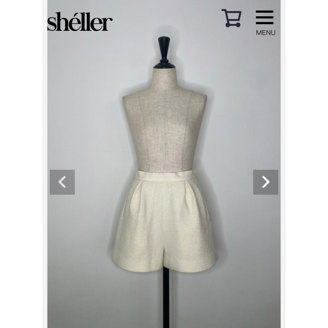 sheller ゴールドZIPショートパンツの通販 by tiara's shop｜ラクマ