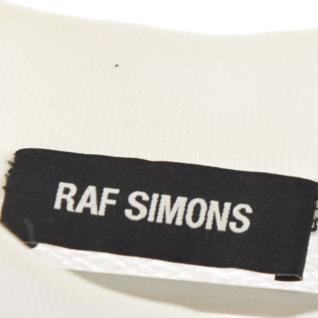 RAF SIMONS ラフシモンズ 17AW Thank You Sweatshit フロントプリントスウェットシャツ クルーネックトレーナー ホワイト