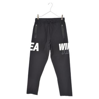 ウィンダンシー(WIND AND SEA)のWIND AND SEA ウィンダンシー SEA STRETCH LIGHT NYLON PANTS WDS-O-ESNY-23-Q4-PT-01 フロントロゴ ナイロンジョガーパンツ ブラック(その他)