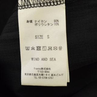 黒 L 極少 即発送 23SS WIND AND SEA DOT SLIP ON