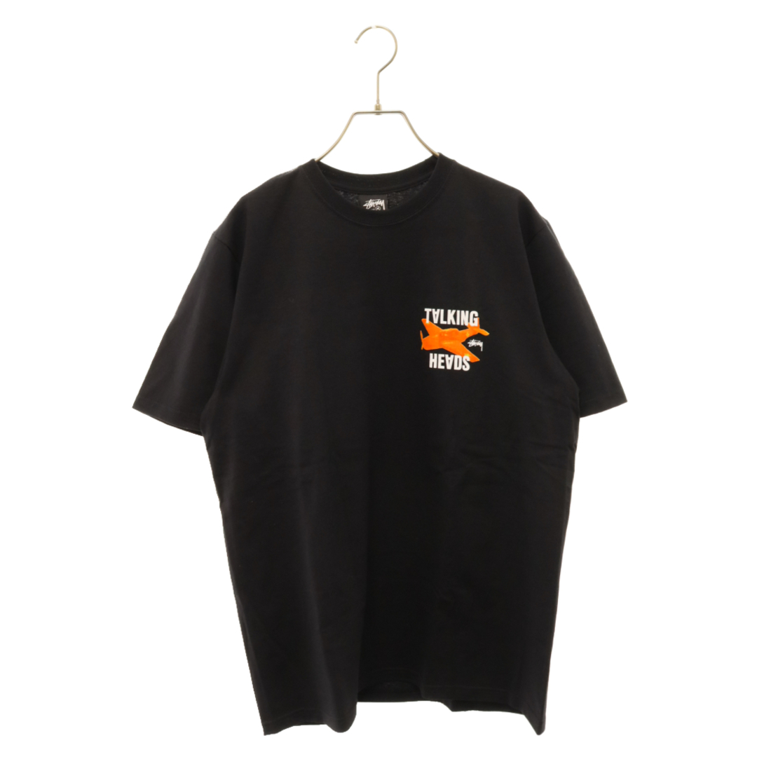 STUSSY ステューシー 23AW Talking Heads Remain in Light Tee トーキング ヘッズ リメイン イン ライト  半袖Tシャツ ブラック 23F3903895