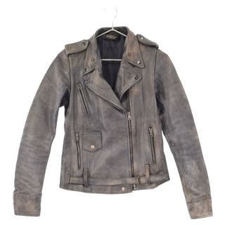 GOLDEN GOOSE DELUXE BRAND ゴールデングースデラックスブランド ダブルレザーライダースジャケット レディース