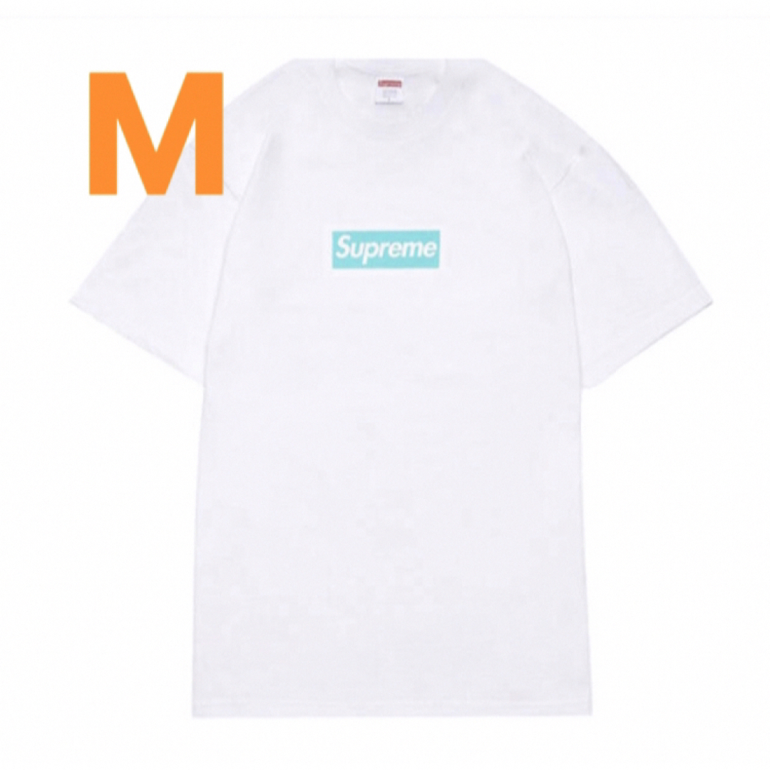 カラーホワイトSupreme/Tiffany & Co. Box Logo Tee M