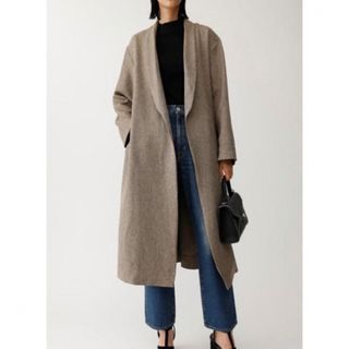 マウジー(moussy)のMOUSSY ガウンロングコート ロングコート(ロングコート)