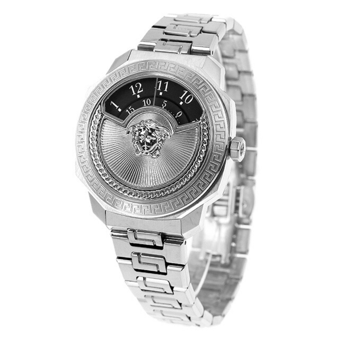 VERSACE(ヴェルサーチ)の【新品】ヴェルサーチ VERSACE 腕時計 メンズ VQU030015 ダイロス アイコン クオーツ ブラックxシルバー アナログ表示 メンズの時計(腕時計(アナログ))の商品写真