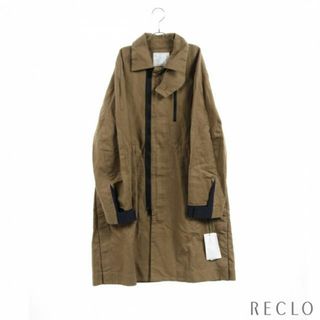 サカイ(sacai)の コート コットン カーキブラウン ネイビー(その他)