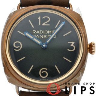 パネライ(PANERAI)のパネライ ラジオミール ブロンゾ 47mm グリーン Radiomir Bronzo 47mm PAM00760 箱 保証書 ブロンズ/革 メンズ時計 グリーン 美品 【新品】(その他)