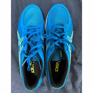 アシックス(asics)のASICS  スニーカー　キッズ　24.5cm  ブルー(スニーカー)