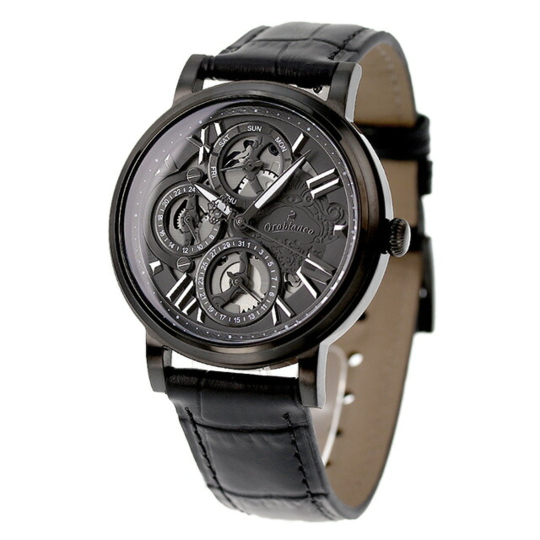 Orobianco(オロビアンコ)の【新品】オロビアンコ Orobianco 腕時計 メンズ OR002-11 クォーツ ブラックxブラック アナログ表示 メンズの時計(腕時計(アナログ))の商品写真