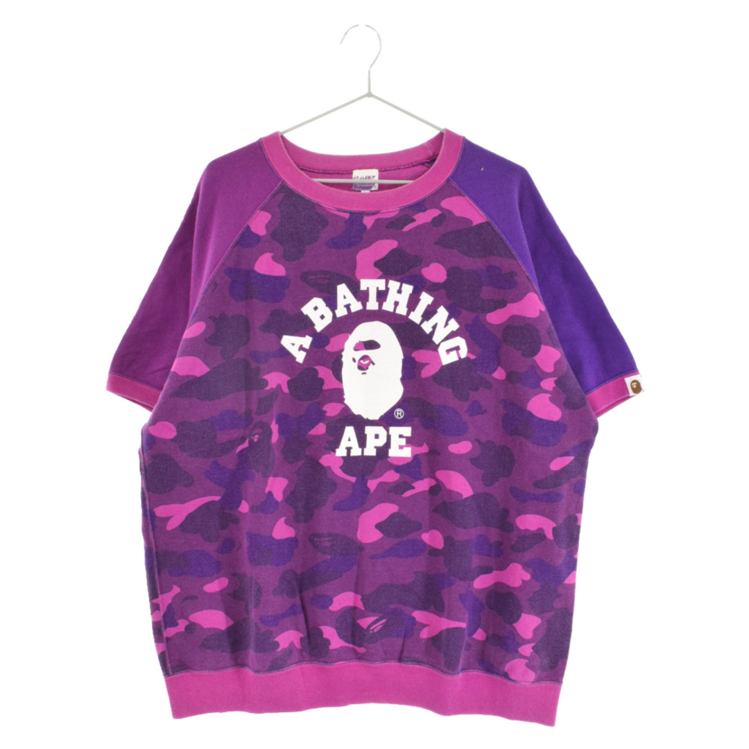 【未使用】 アベイシングエイプ 半袖スエット A BATHING APE