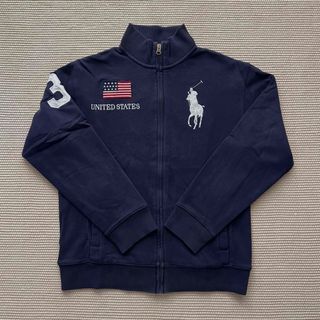 ポロラルフローレン(POLO RALPH LAUREN)のラルフローレン　ビックポニー フルジップ　スウェット　ネイビー　160(ジャケット/上着)