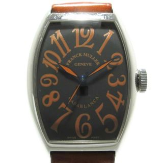 フランク・ミュラー FRANCK MULLER カサブランカ 10周年記念モデル 8880CNR ブラック ステンレススチール SS(PVD) 純正尾錠/ラバー 自動巻き メンズ 腕時計