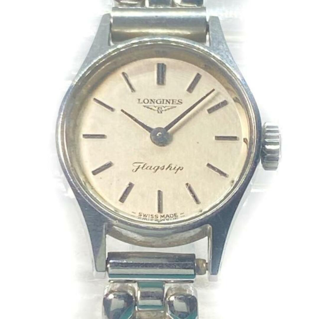 【本物保証】 美品 ロンジン LONGINES 12Pダイヤ レディース クォーツ 電池 腕時計