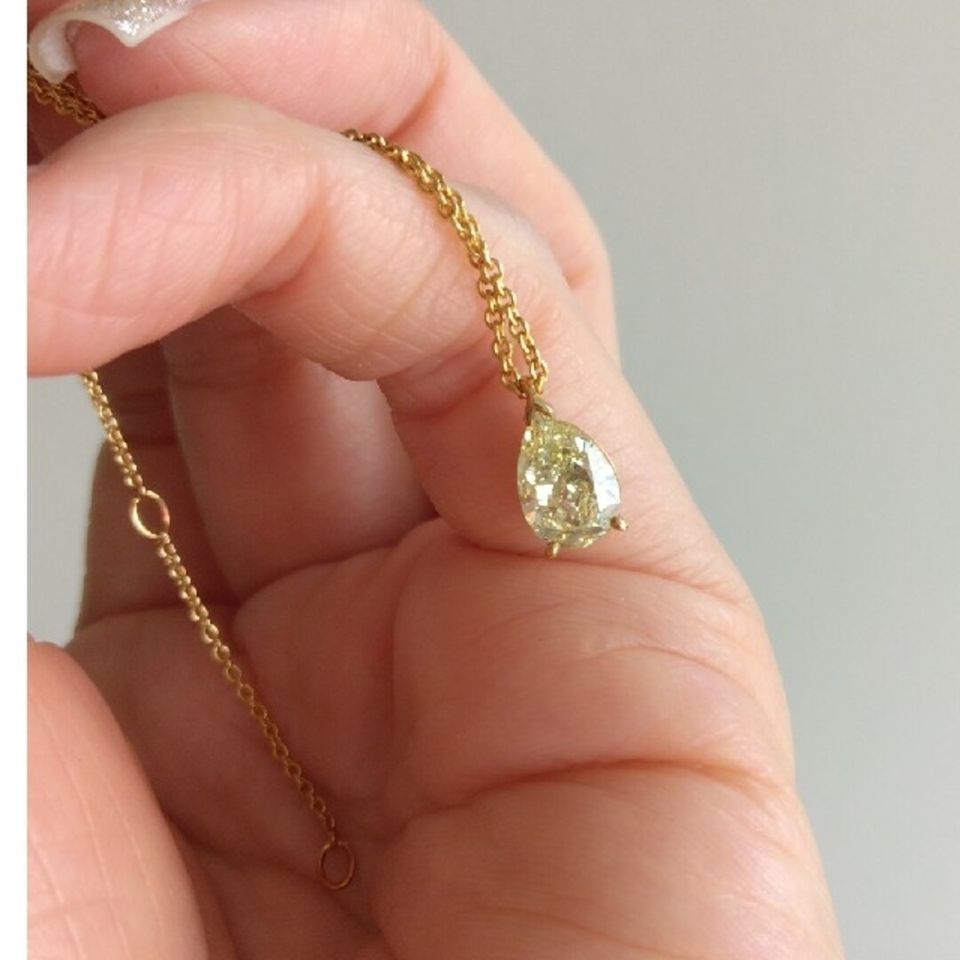 DE BEERS(デビアス)の特別価格♪【DE BEERS】イエロー☆ダイヤモンド ネックレス レディースのアクセサリー(ネックレス)の商品写真