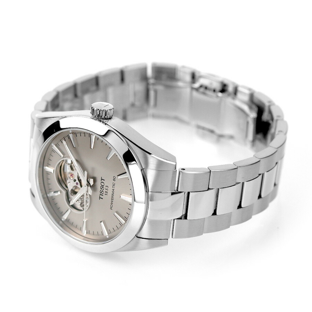 TISSOT(ティソ)の【新品】ティソ TISSOT 腕時計 メンズ T127.407.11.081.00 ジェントルマン オートマティック オープンハート 自動巻き シルバーゴールドxシルバー アナログ表示 メンズの時計(腕時計(アナログ))の商品写真